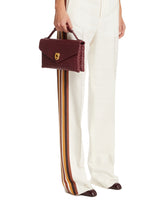 Burgundy Knot Lock Bag | PDP | Antonia