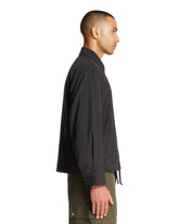 Gray Tech Nylon Kimono Jacket | PDP | Antonia