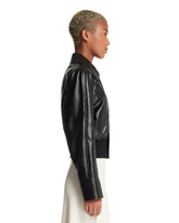 Black Lightweight Leather Jacket | PDP | Antonia