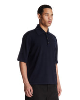 Blue Wool Polo | PDP | Antonia