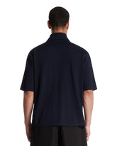 Blue Wool Polo | PDP | Antonia