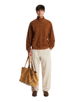 Beige Technical Nylon Pants | PDP | Antonia