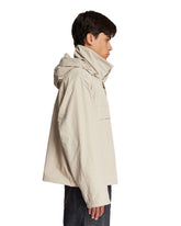 Beige Technical Nylon Jacket | PDP | Antonia