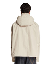 Beige Technical Nylon Jacket | PDP | Antonia