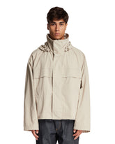 Beige Technical Nylon Jacket | PDP | Antonia