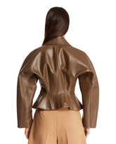 Brown Leather Jacket | PDP | Antonia