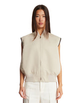 White Twill Gilet | PDP | Antonia