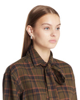 Silver Fin Mini Earrings | PDP | Antonia