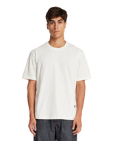 T-Shirt Girocollo Con Ricamo Bianca | PDP | Antonia