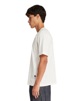 T-Shirt Girocollo Con Ricamo Bianca | PDP | Antonia