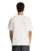 T-Shirt Girocollo Con Ricamo Bianca | PDP | Antonia