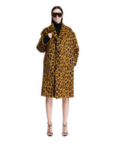 Yellow Animal Print Coat | PDP | Antonia