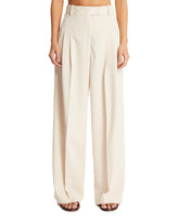White Cymbaria High-Waisted Pants | PDP | Antonia