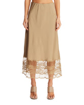 Beige Blake Long Skirt | PDP | Antonia