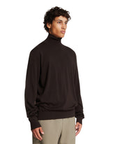 Brown High-Neck Sweater | PDP | Antonia