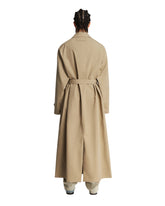 Beige Long Belted Trench Coat | PDP | Antonia