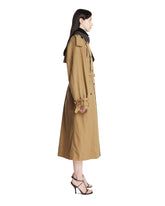 Beige Two-Tone Trench Coat | PDP | Antonia
