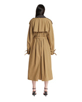 Beige Two-Tone Trench Coat | PDP | Antonia