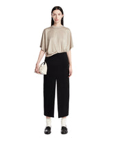 Beige Silk T-Shirt | PDP | Antonia