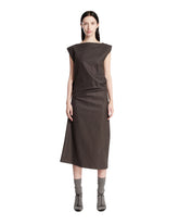 Brown Martingale Dress | PDP | Antonia