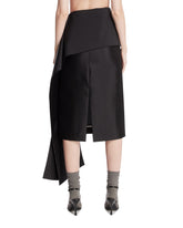 Black Sculptural Skirt | PDP | Antonia