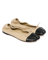 Ballerine Stretch Tabi Beige | PDP | Antonia