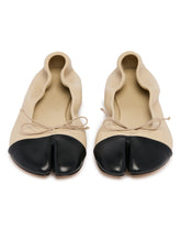 Ballerine Stretch Tabi Beige | PDP | Antonia