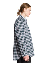 Green Checked Cotton Shirt | PDP | Antonia