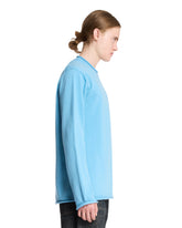 Light Blue Wool Sweater | PDP | Antonia