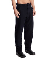 Blue Wool Trousers | PDP | Antonia