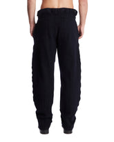 Blue Wool Trousers | PDP | Antonia