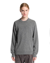 Gray Wool Crewneck Sweater | PDP | Antonia