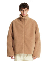 Brown Devin Faux Fur Jacket | PDP | Antonia