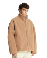 Brown Devin Faux Fur Jacket | PDP | Antonia