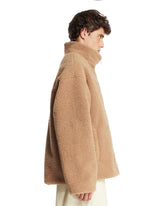 Brown Devin Faux Fur Jacket | PDP | Antonia