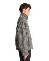 Black Lee Wool Bomber Jacket | PDP | Antonia