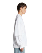 White Troy Cotton T-Shirt | PDP | Antonia