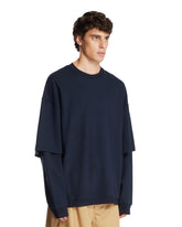 Blue Troy Cotton T-Shirt | PDP | Antonia