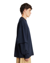 Blue Troy Cotton T-Shirt | PDP | Antonia