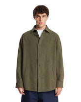 Green Keanu Wool Shirt | PDP | Antonia