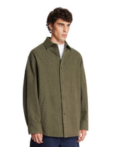 Green Keanu Wool Shirt | PDP | Antonia