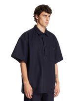 Blue Short-Sleeved Polo Shirt | PDP | Antonia