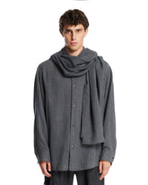 Gray George Wool Shirt | PDP | Antonia