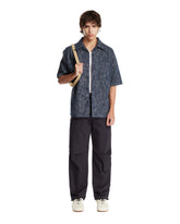 Blue Cotton Jordan Pants | PDP | Antonia