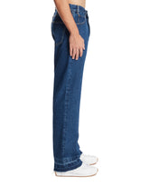 Blue Straight-Leg Jeans | PDP | Antonia