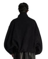 Black North Oversized Midi Coat | PDP | Antonia