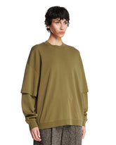 Green Troy Double-Sleeve T-Shirt | PDP | Antonia