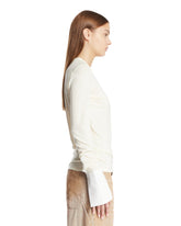 White Nora Long Sleeve T-Shirt | PDP | Antonia