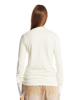 White Nora Long Sleeve T-Shirt | PDP | Antonia