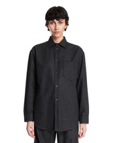 Gray Wool Shirt | PDP | Antonia